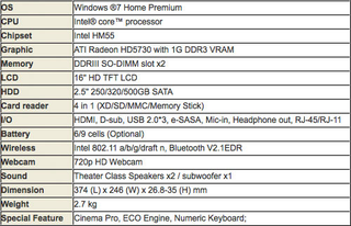 Illustration for article titled Review: MSI GE600 Laptop